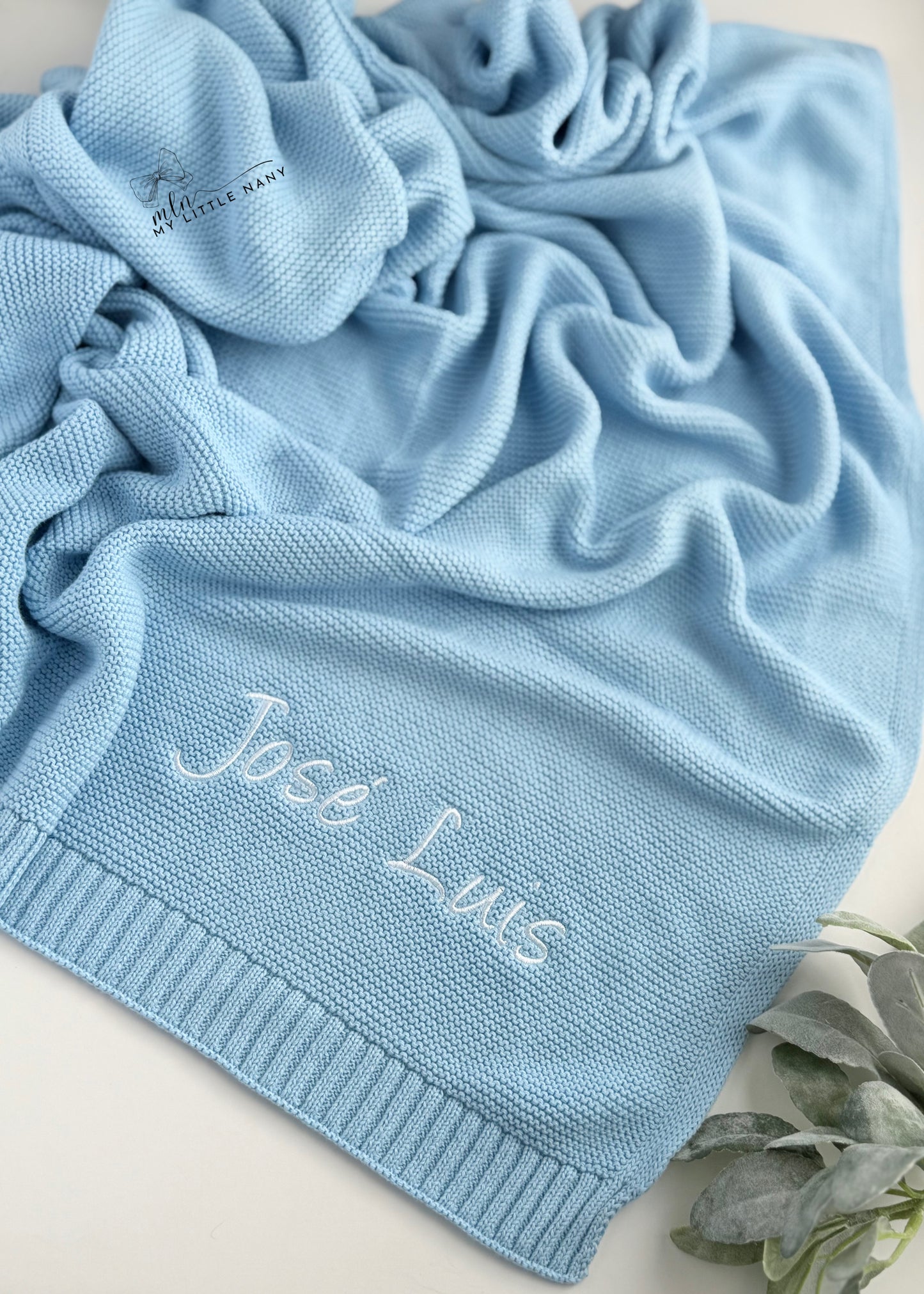 Embroidered Personalized Baby Blanket
