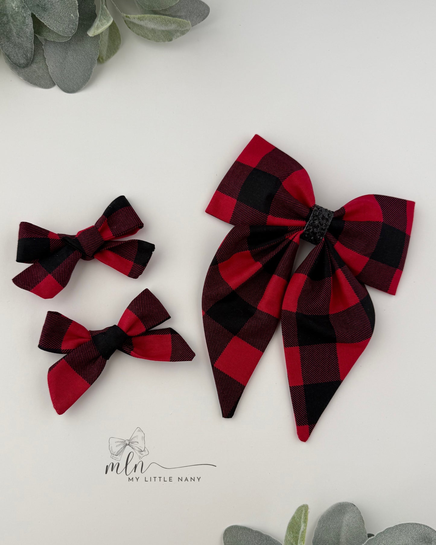 Buffalo Plaid Bows