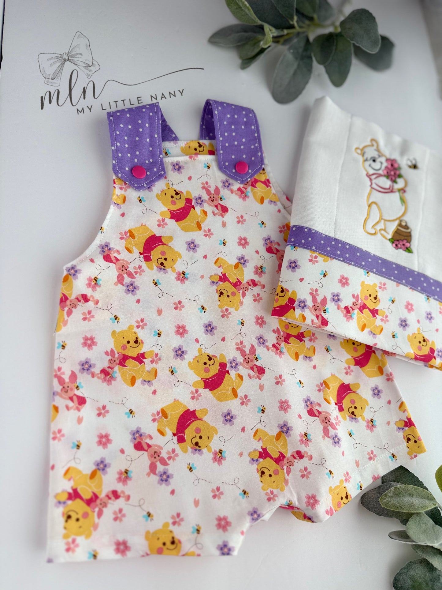Baby Pooh Overall Set Size 0-3 Months