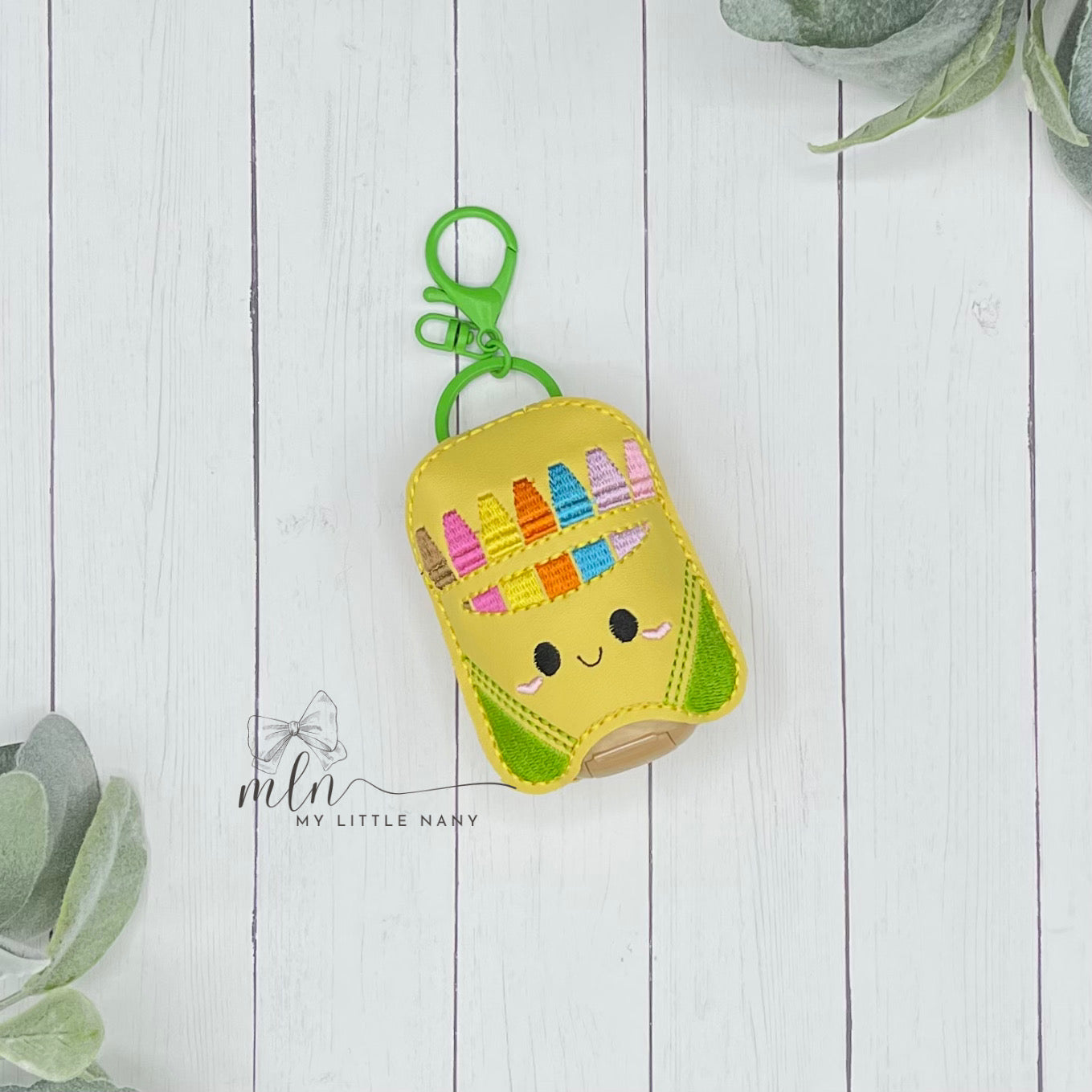 Crayon Hand Sanitizer Holder