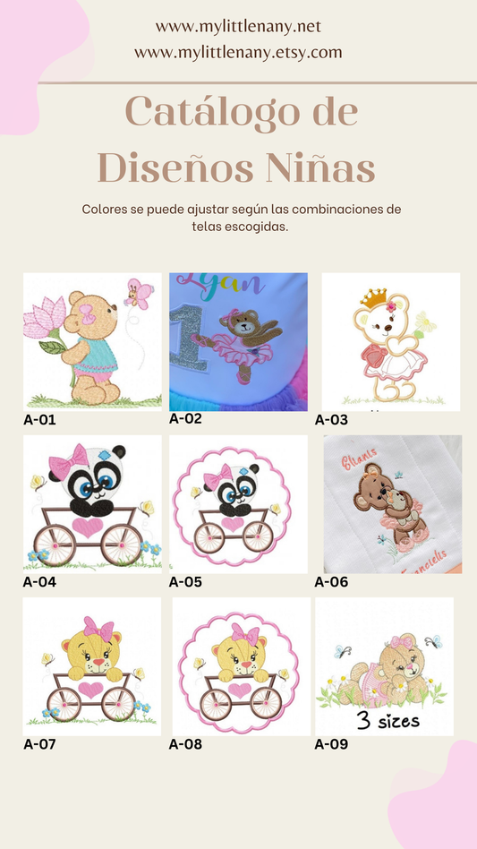 Diseños para Paños de Niña