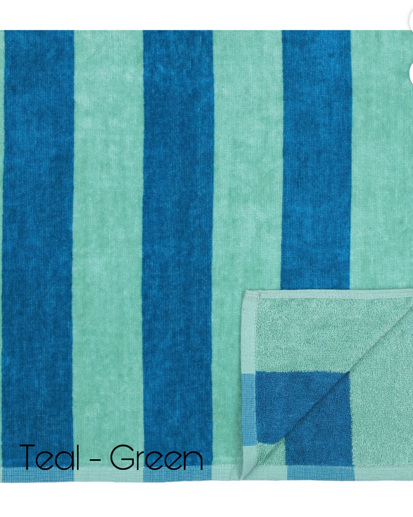 Personalized Cabana Stripe Beach Towels
