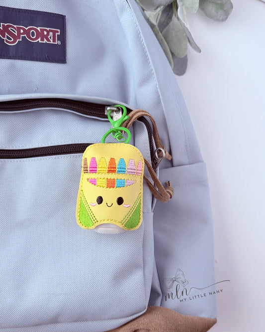 Crayon Hand Sanitizer Holder