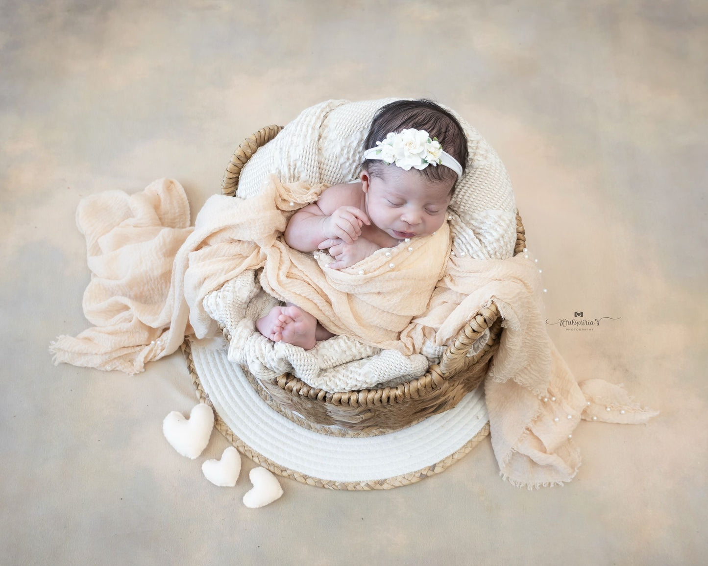 Neutrals Handmade Tiny Hearts