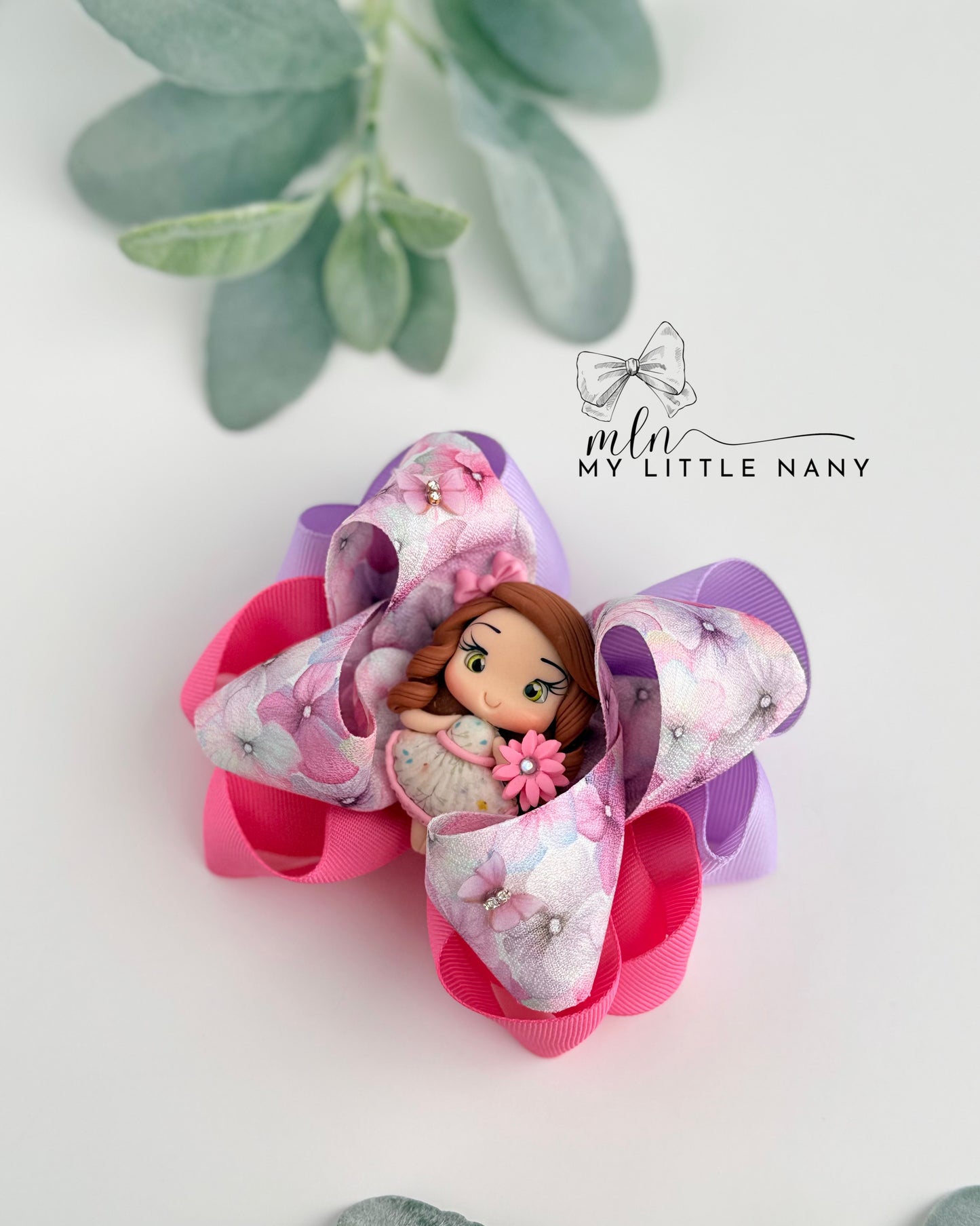 Floral Ribbon Bow