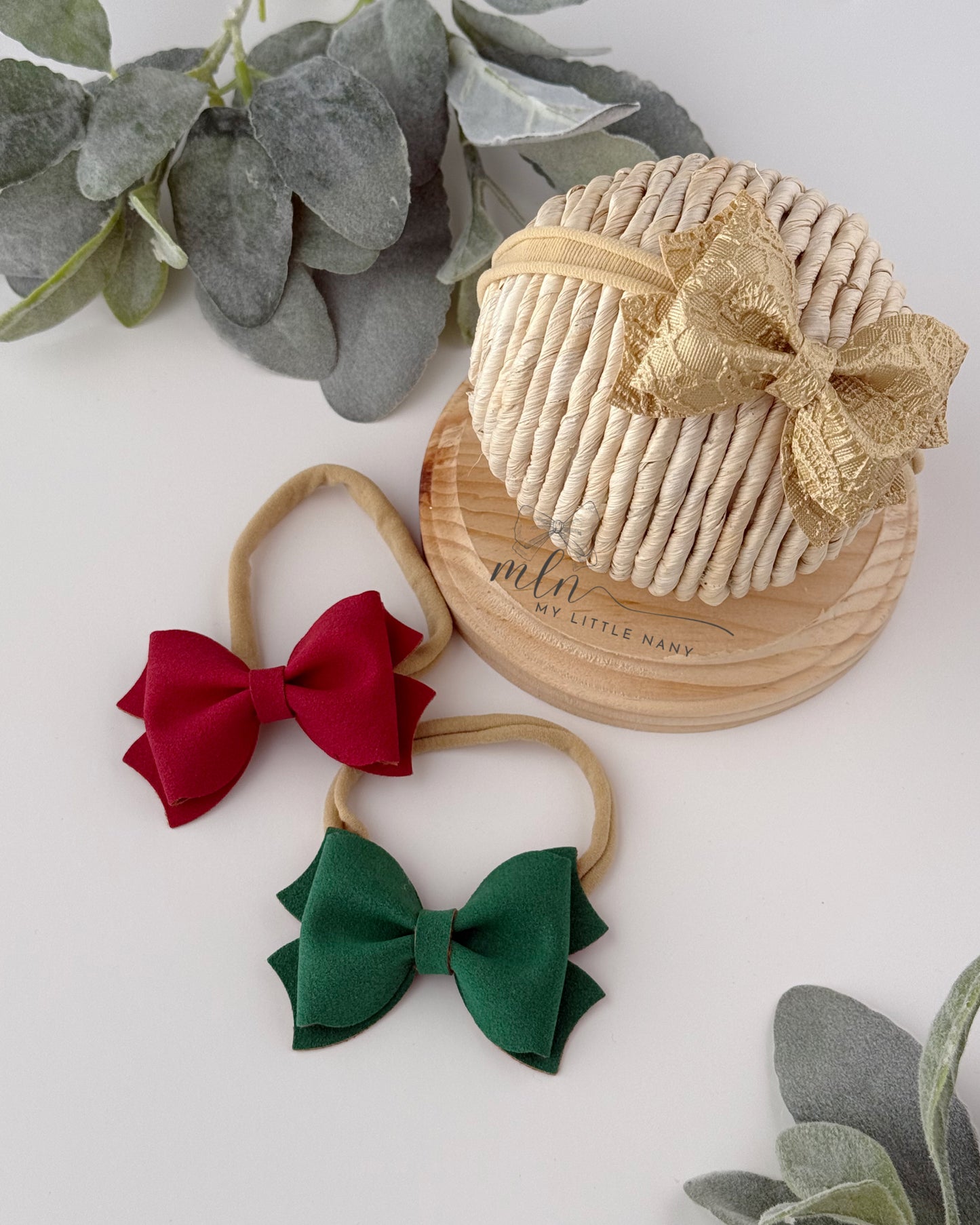 Christmas Baby Headband Set