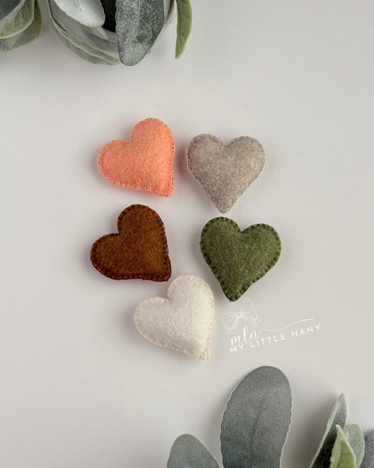 Neutrals Handmade Tiny Hearts