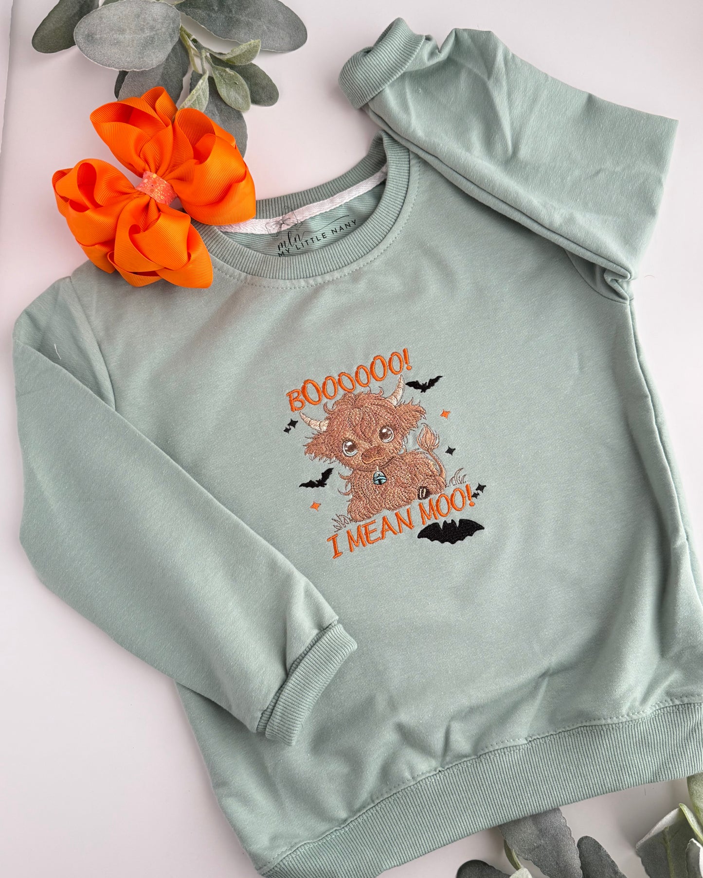 Moo Sweatshirt Long Sleeve Pullover Shirt