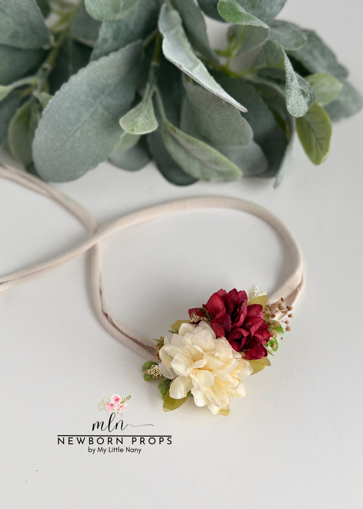 Floral Baby Tieback Headband